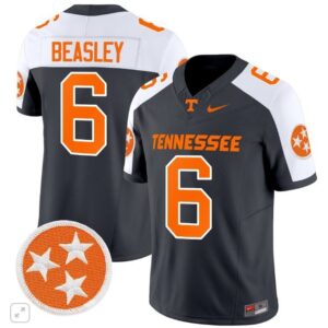 Aaron Beasley  #6 Tennessee Volunteers Vapor SEC Patch   Black Alternate