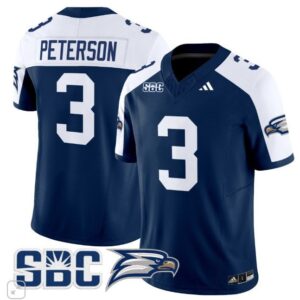 Adrian Peterson  #3 Georgia Southern Eagles Vapor Patch   Navy Alternate