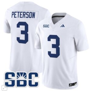 Adrian Peterson  #3 Georgia Southern Eagles Vapor Patch College   White