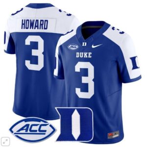 Alex Howard  #3 Duke Blue Devils ACC Vapor Patch College   Royal Alternate