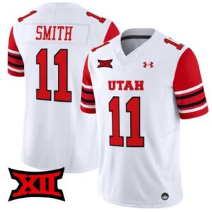 Alex Smith  #11 Utah Utes Home Vapor Patch College  All  White