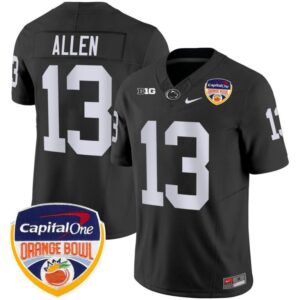 Allen  #13 Penn State Nittany Lions Orange Bowl Patch   Black