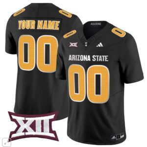 Arizona State Sun Devils Custom  Home Patch Vapor   Black