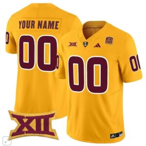 Arizona State Sun Devils Custom  Home Patch Vapor   Gold