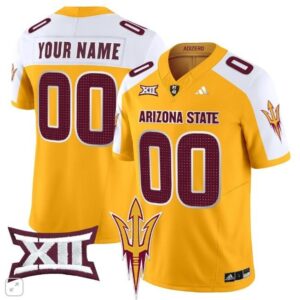 Arizona State Sun Devils Custom  Home Patch Vapor   Gold Alter