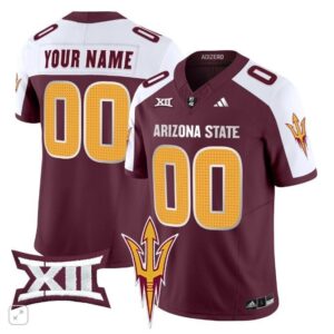 Arizona State Sun Devils Custom  Home Patch Vapor   Maroon Alte