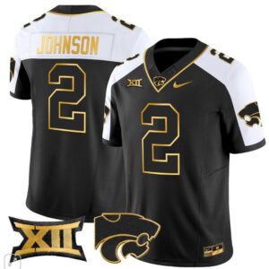 Avery Johnson  #2 Kansas State Wildcats Vapor College   - Black Alternate