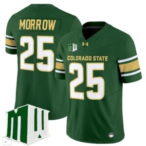 Avery Morrow  #25 Colorado State Rams Home Vapor Patch   Green