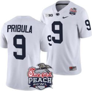 Beau Pribula  #9 Penn State Nittany Lions Peach Bowl Patch College   White