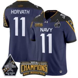 Blake Horvath  #11 Navy Midshipmen Jolly Rogers Champions Patch   Navy