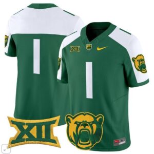 Blank Name  #1 Baylor Bears Vapor Patch College   Green Alternate