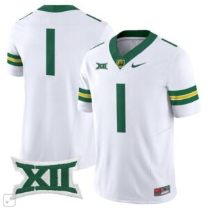 Blank Name  #1 Baylor Bears Vapor Patch College   White Gold