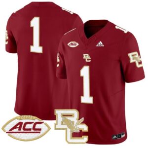 Blank Name  #1 Boston College Eagles 2024 Vapor   Maroon