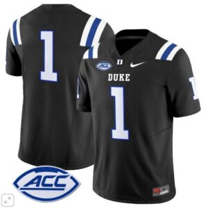 Blank Name  #1 Duke Blue Devils ACC Vapor Patch College   Black