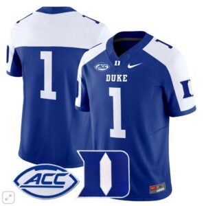 Blank Name  #1 Duke Blue Devils ACC Vapor Patch College   Royal Alternate