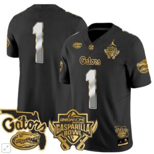 Blank Name  #1 Florida Gators Gasparilla Bowl Vapor   Black Limited