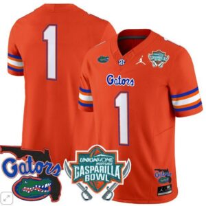 Blank Name  #1 Florida Gators Gasparilla Bowl Vapor   Orange