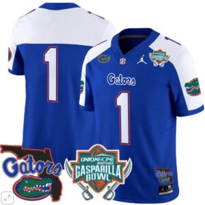 Blank Name  #1 Florida Gators Gasparilla Bowl Vapor   Royal Alternate