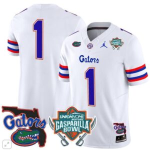 Blank Name  #1 Florida Gators Gasparilla Bowl Vapor   White