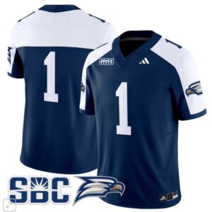 Blank Name  #1 Georgia Southern Eagles Vapor Patch   Navy Alternate