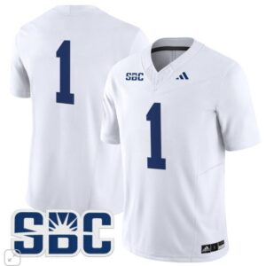 Blank Name  #1 Georgia Southern Eagles Vapor Patch College   White