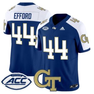 Blank Name  #1 Georgia Tech Yellow Jackets ACC Vapor   Navy Alternate