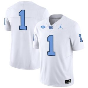 Blank Name  #1 North Carolina Tar Heels Vapor ACC Patch College   White