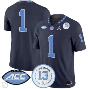 Blank Name  #1 North Carolina Tar Heels Vapor ACC Tylee Strong 13   Navy