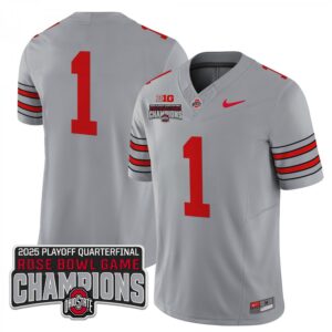 Blank Name  #1 Ohio State Buckeyes Rose Bowl Champions   Gray