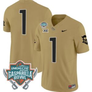 Blank Name  #1 UCF Knights Gasparilla Bowl Vapor Patch   Gold