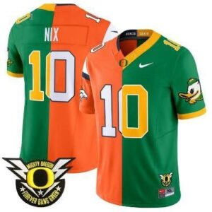 Bo Nix  #10 Oregon Ducks Mighty Vapor Patch  All  Split