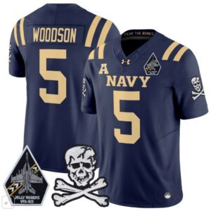 Braxton Woodson  #5 Navy Midshipmen Vapor Patch College   Navy