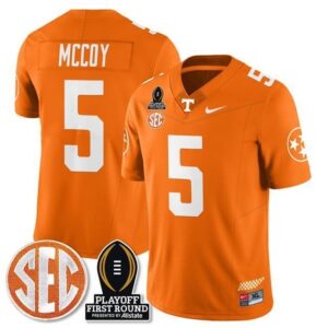 Bru McCoy  #5 Tennessee Volunteers  Playoff First Round   Orange