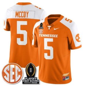 Bru McCoy  #5 Tennessee Volunteers  Playoff First Round   Orange Alter