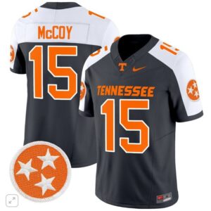 Bru McCoy  #15 Tennessee Volunteers Vapor SEC Patch   Black Alternate