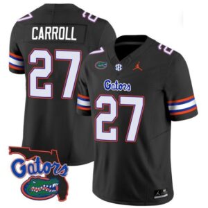 Carroll  #27 Florida Gators Vapor Patch College   Black