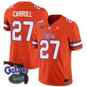 Carroll  #27 Florida Gators Vapor Patch College   Orange