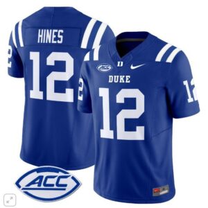 Clarkston Hines  #12 Duke Blue Devils ACC Vapor Patch College   Royal