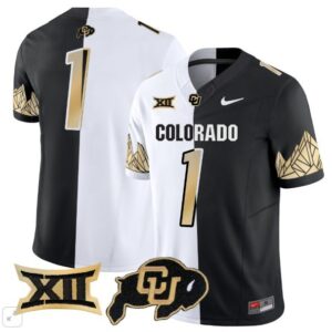 Colorado Buffaloes Bank Name  #1 Limited Big 12 Patch   Split