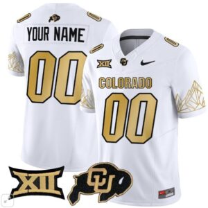 Colorado Buffaloes Custom  Vapor Limited Big 12 Patch   - White