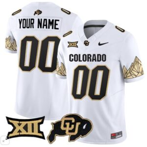 Colorado Buffaloes Custom  Vapor Limited Big 12 Patch   White