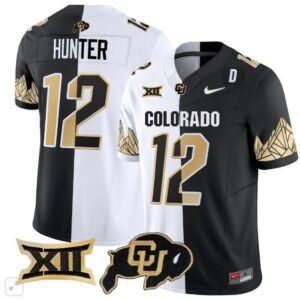 Colorado Buffaloes Travis Hunter  #12 Vapor Limited Big 12 Patch   Split