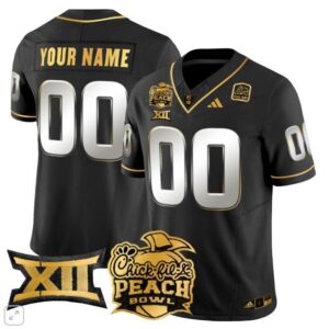 Custom  Arizona State Sun Devils 2025 Peach Bowl   Black Limited