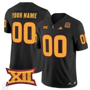 Custom  Arizona State Sun Devils Home Patch Vapor   Black