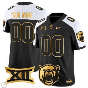 Custom  Baylor Bears Vapor Patch College   Black Alternate