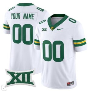 Custom  Baylor Bears Vapor Patch College   White
