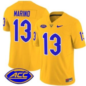 Dan Marino  #13 Pittsburgh Panthers Vapor ACC Patch   Gold