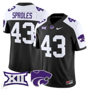 Darren Sproles  #43 Kansas State Wildcats Vapor College   Black Alternate
