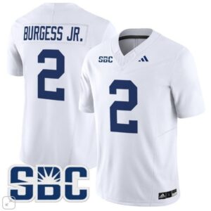 Derwin Burgess Jr.  #2 Georgia Southern Eagles Vapor Patch College   White