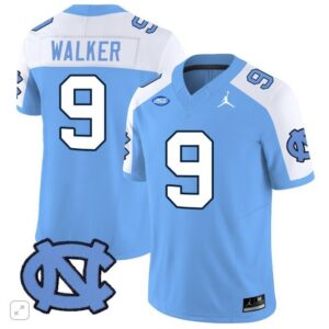 Devontez Walker  #9 North Carolina Tar Heels Vapor ACC Patch   Blue Alternate